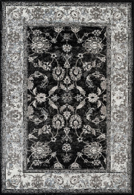 Amer Alexandria Alx-44 Black Rugs.