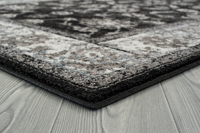 Amer Alexandria Alx-44 Black Rugs.