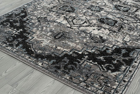 Amer Alexandria Alx-49 Dark Gray Rugs.