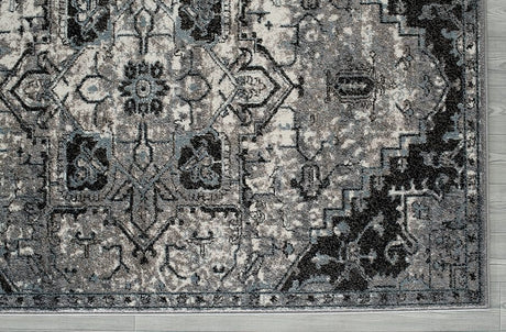 Amer Alexandria Alx-49 Dark Gray Rugs.