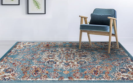 Amer Alexandria Alx-81 Sea Blue Rugs.