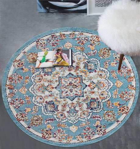 Amer Alexandria Alx-81 Sea Blue Rugs.