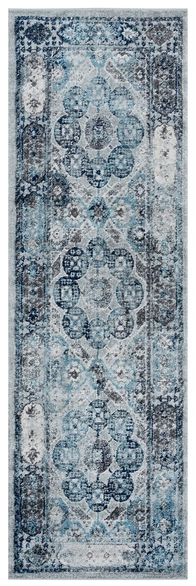 Amer Alexandria Alx-83 Gray Sea Blue Rugs.