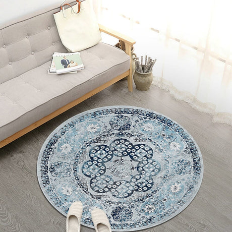 Amer Alexandria Alx-83 Gray Sea Blue Rugs.