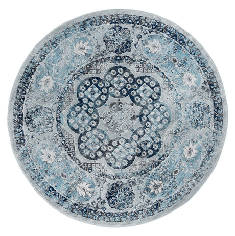 Amer Alexandria Alx-83 Gray Sea Blue Rugs.