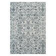 Amer Alexandria Classic Floral Power-Loom Light Blue Area Rug