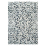 Amer Alexandria Classic Floral Power-Loom Light Blue Area Rug