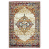 Amer Allure Classic Medallion Power-Loom Beige/Red Area Rug