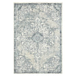 Amer Allure Classic Medallion Power-Loom Ivory/Blue Area Rug