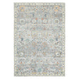 Amer Bohemian Classic Floral Indoor-Outdoor Gray Area Rug