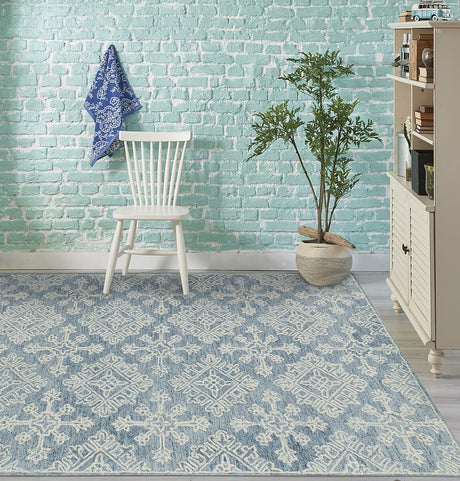 Amer Boston Bos-35 Sky Blue Rugs.