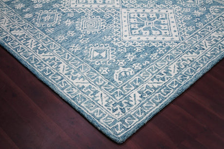 Amer Boston Bos-64 Teal Blaze Rugs.