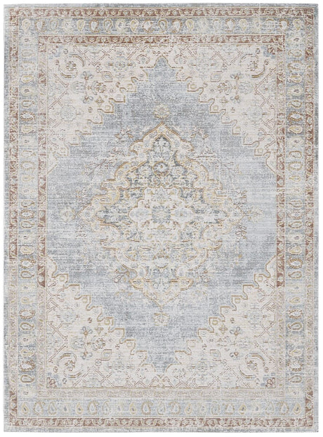 Amer Century Cen-11 Gray Ivory Rugs.