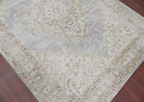 Amer Century Cen-11 Gray Ivory Rugs.