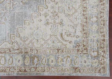 Amer Century Cen-11 Gray Ivory Rugs.