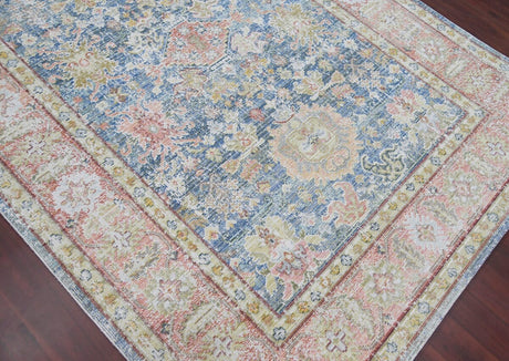 Amer Century Cen-15 Navy Pink Rugs.