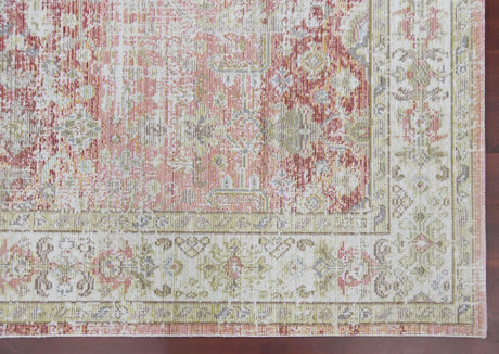 Amer Century Cen-8 Salmon Pink Ivory Rugs.