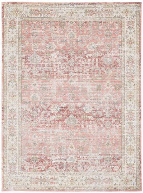 Amer Century Cen-8 Salmon Pink Ivory Rugs.