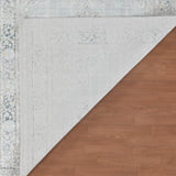 Amer Century Vintage Medallion Power-Loom Sea Mist Area Rug