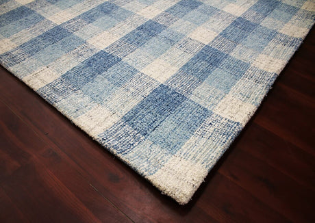 Amer Tartan Tra-11 Blue Rugs.