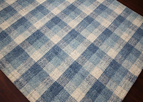 Amer Tartan Tra-11 Blue Rugs.