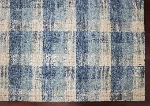 Amer Tartan Tra-11 Blue Rugs.