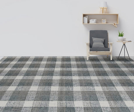 Amer Tartan Tra-8 Dark Gray Rugs.