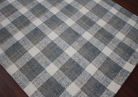 Amer Tartan Tra-8 Dark Gray Rugs.