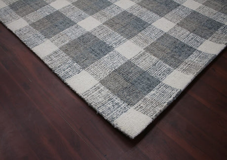 Amer Tartan Tra-8 Dark Gray Rugs.