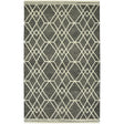 Amer Vista Neutral Geometric Hand-Hooked Khaki Area Rug