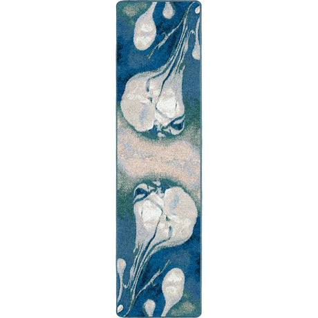 American Dakota Abstract Jellyfish Ocean Blue Rug - 0472OCB234