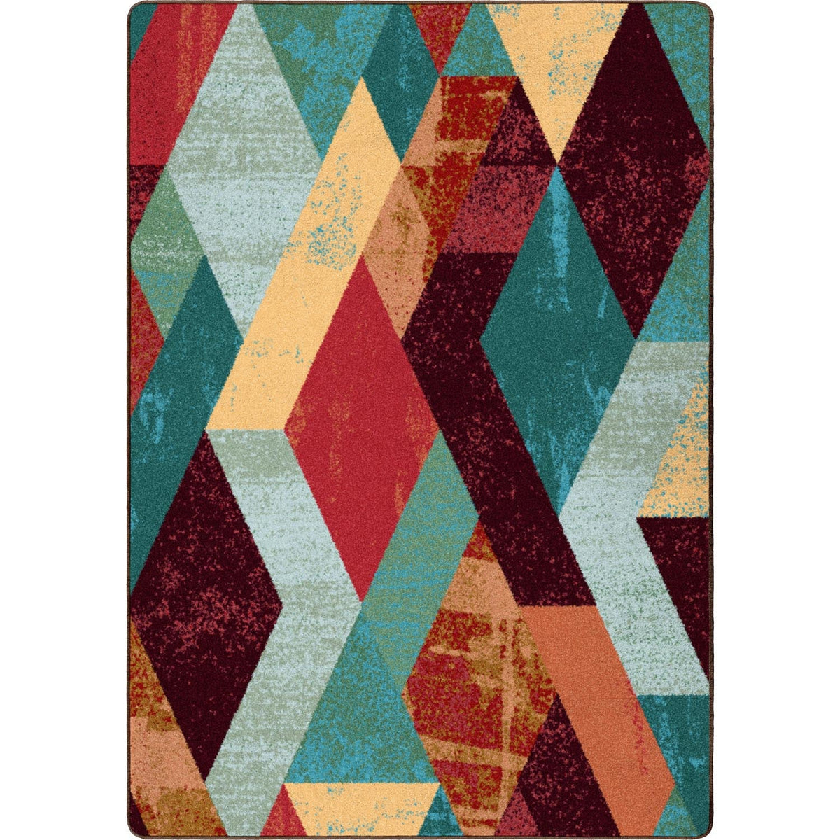 American Dakota Abstraction OKA Multi Rug - OKA0359MUL234