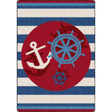 American Dakota Ahoy There Nautical Rug - 0197NAU234