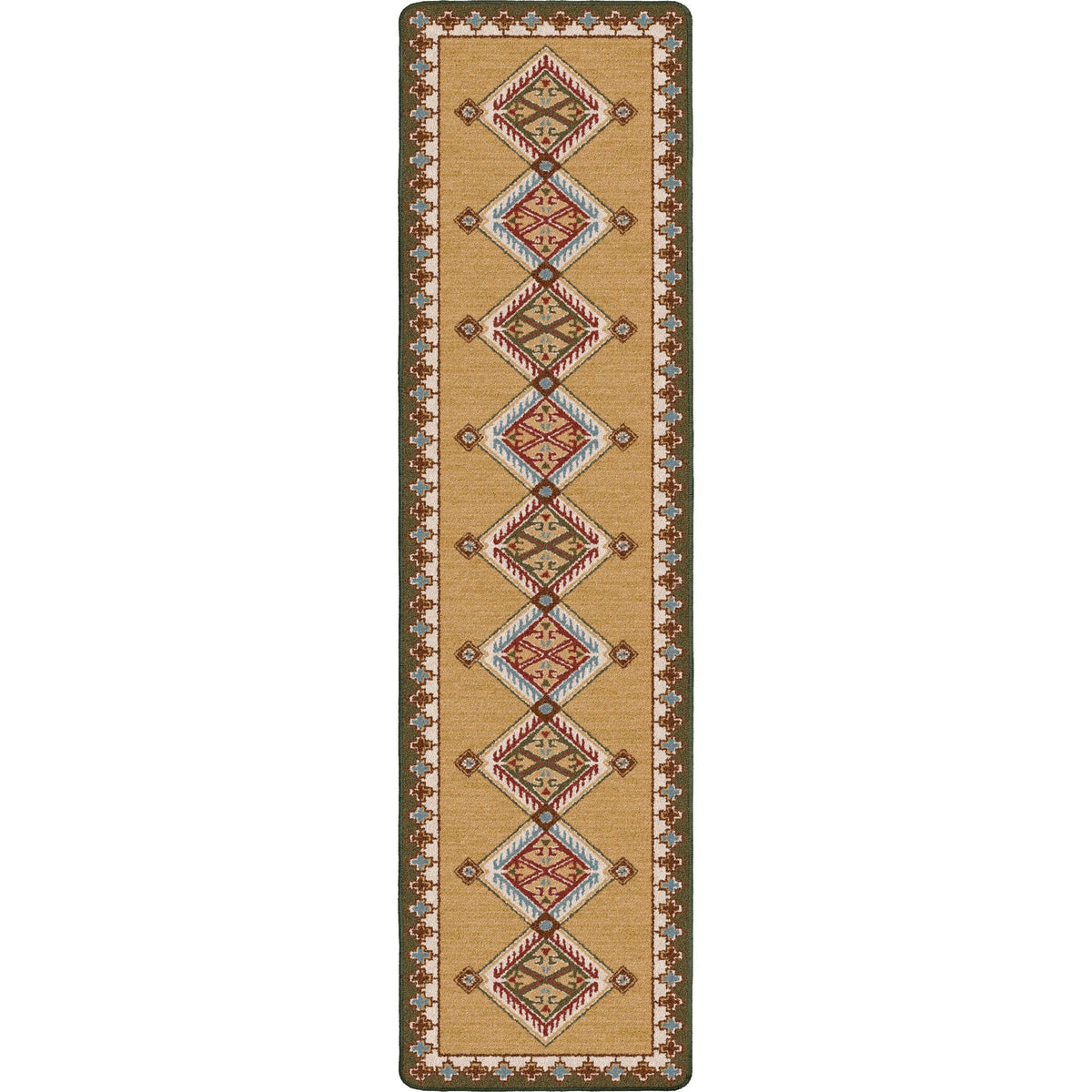 American Dakota Ancestry Green Rug