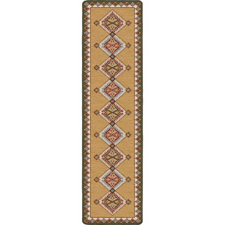 American Dakota Ancestry Green Rug