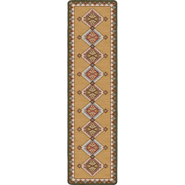 American Dakota Ancestry Green Rug