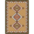 American Dakota Ancestry Green Rug