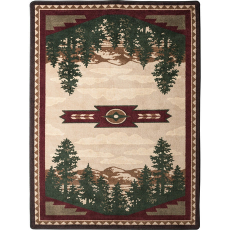 American Dakota Autumn Point Wine Rug