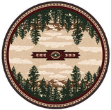 American Dakota Autumn Point Wine Rug