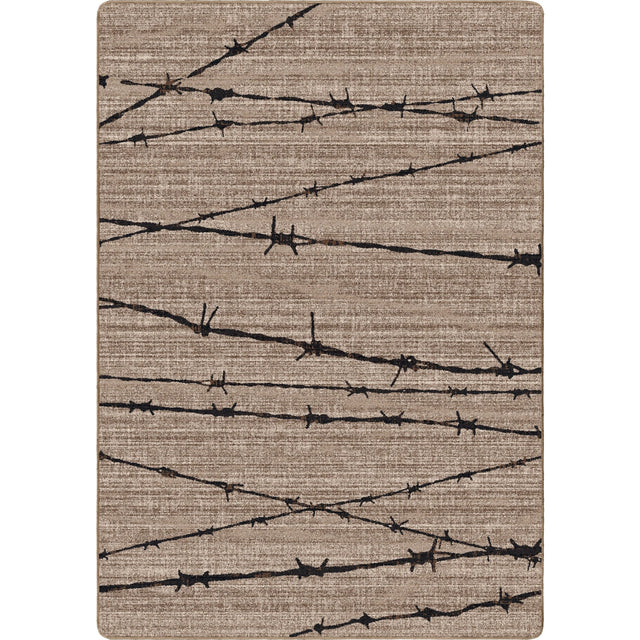 American Dakota Barbed Wire Natural Rug - 0192NAT234