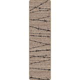 American Dakota Barbed Wire Natural Rug - 0192NAT234