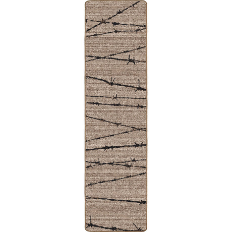 American Dakota Barbed Wire Natural Rug - 0192NAT234