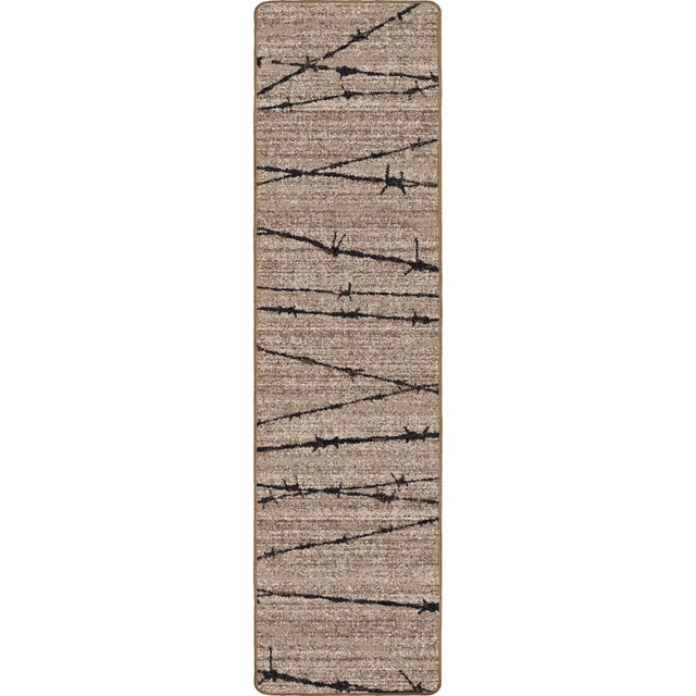 American Dakota Barbed Wire Natural Rug - 0192NAT234