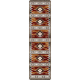 American Dakota Barred Rust Rug - ZZAD0575RST234