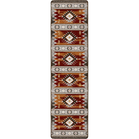 American Dakota Barred Rust Rug - ZZAD0575RST234