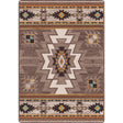 American Dakota Barrel Worn Saddle Rug