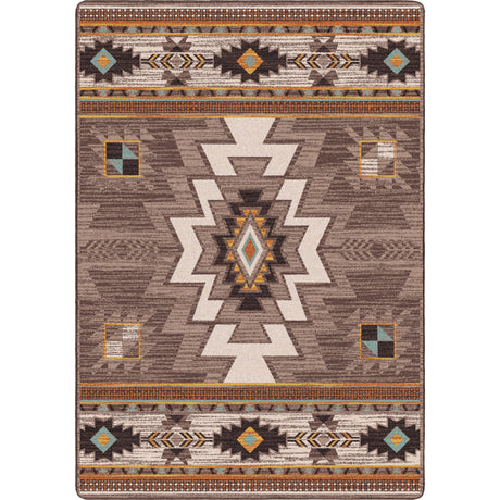 American Dakota Barrel Worn Saddle Rug
