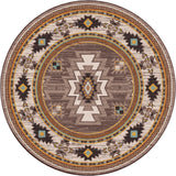 American Dakota Barrel Worn Saddle Rug