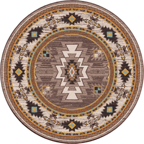 American Dakota Barrel Worn Saddle Rug