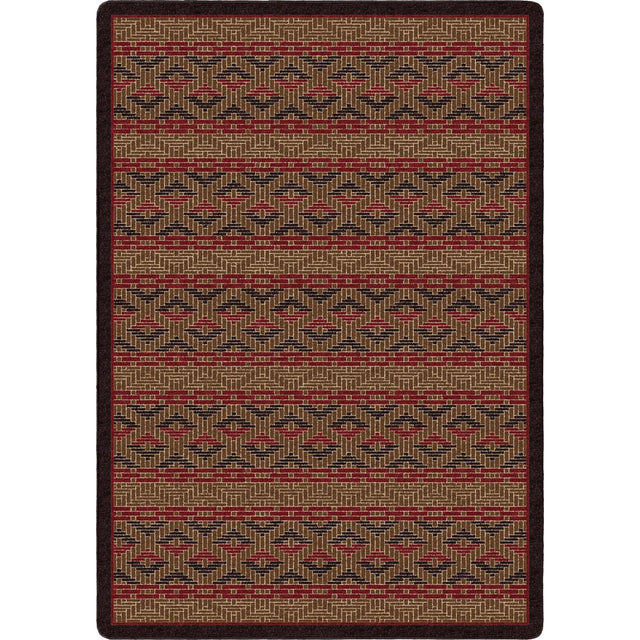 American Dakota Basket Weave Dark Chocolate Rug